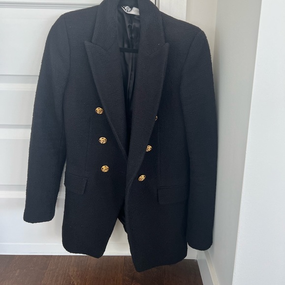 Zara Jackets & Blazers - Zara black textured blazer